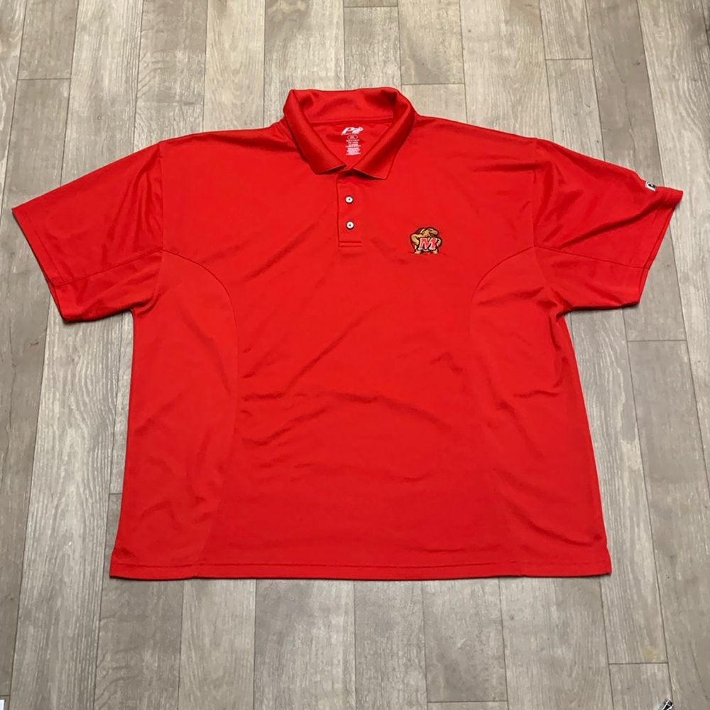 Mens‎ Pro Player Maryland Terps Performance Polo Short Sleeve Shift